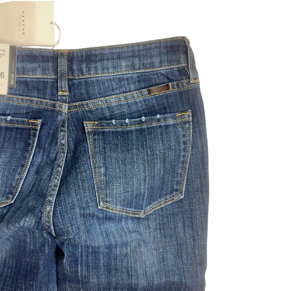 NEW NWT KANCAN MidRise Super Skinny distress women’s jeans size 26 5 - Picture 9 of 17